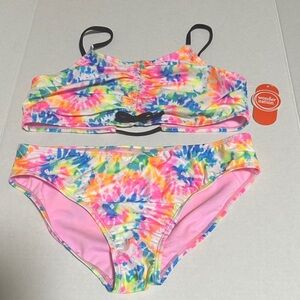 Wonder Nation Kids Colorful Tie-Dye Bikini Size-XXL-18